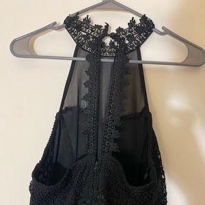 Super pretty lace black new with tags dress medium